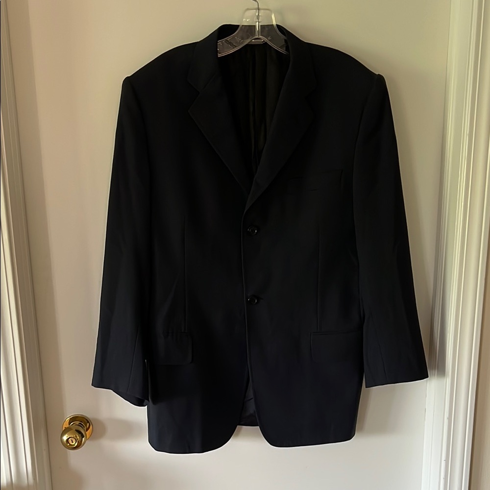 Dolce & Gabbana Classic Notch Collar Navy Blazer